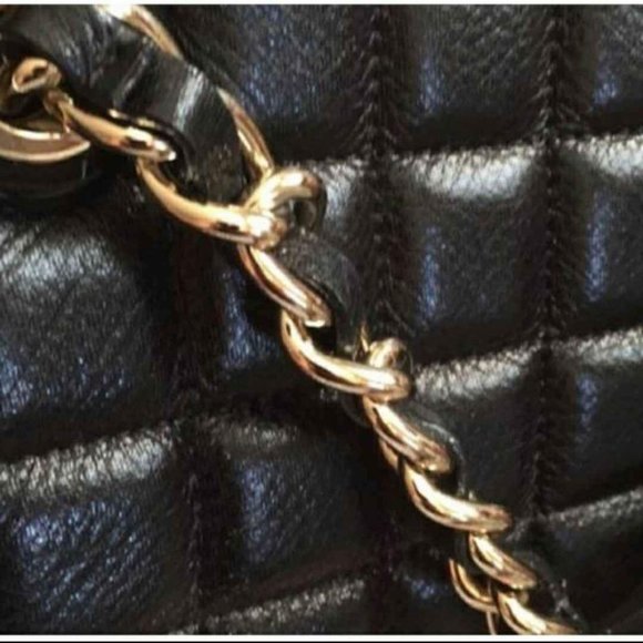 Like NEW Kate Spade New York Black Maryanne Quilted Tote Purse Satchel - Picture 8 of 9